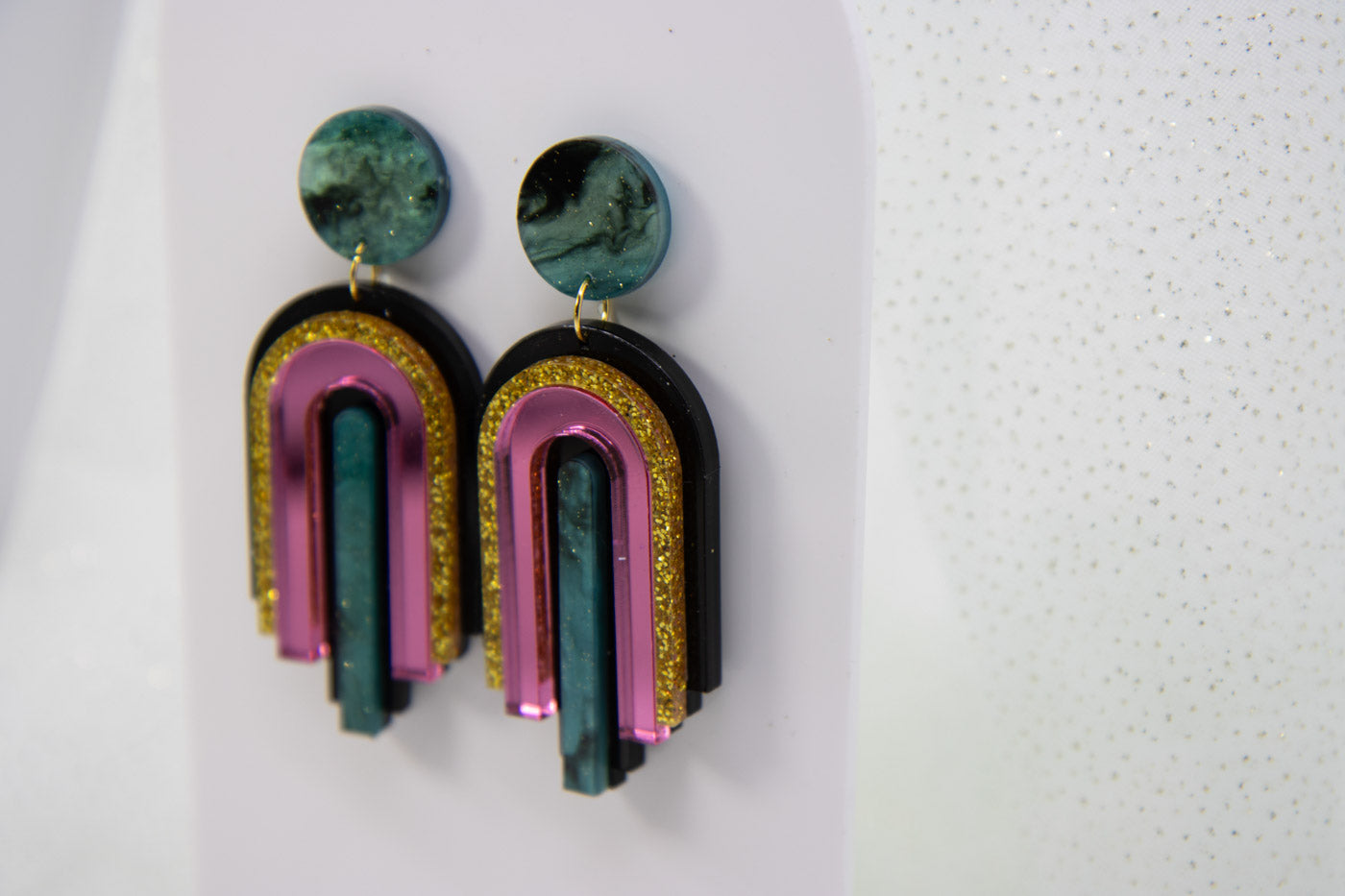 MINA Ohrringe – BLACK EDITION