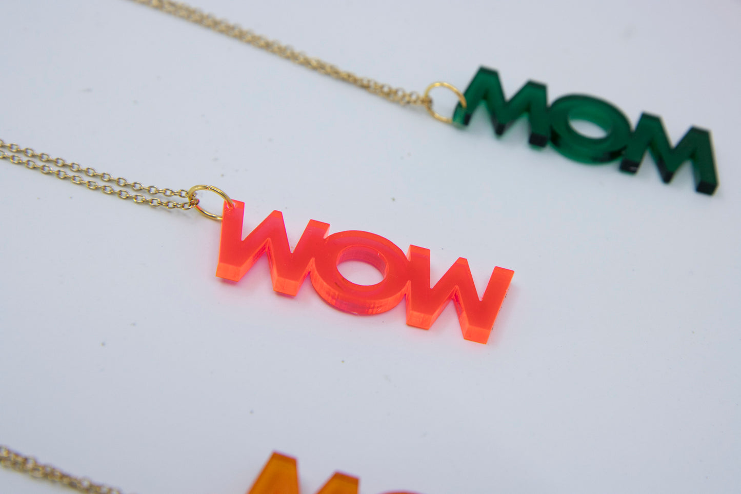 Worddrops MOM / WOW – Statement Text Kette
