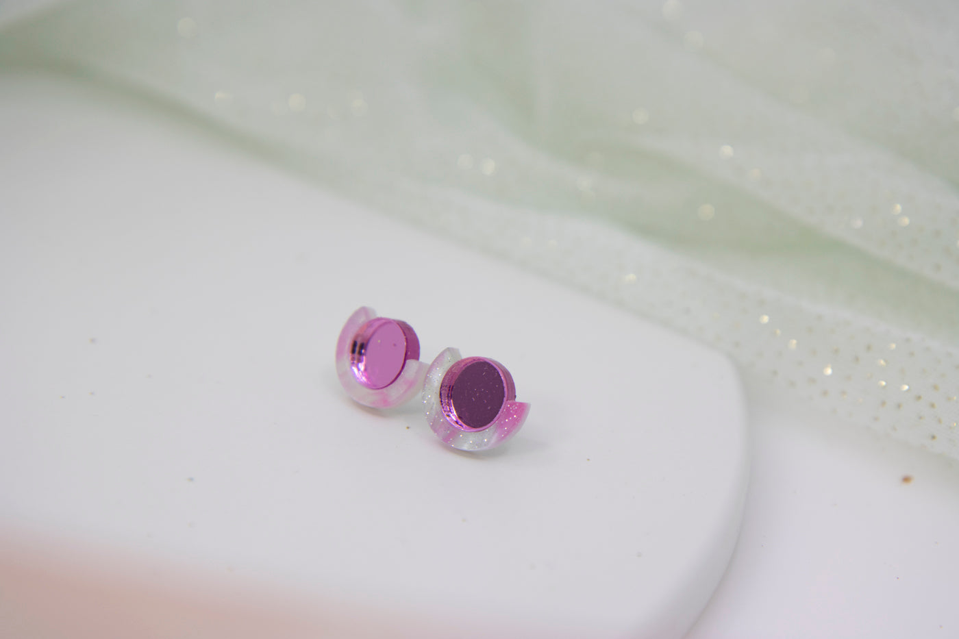 MINI Ohrstecker – Dezentes Design in Candy Color