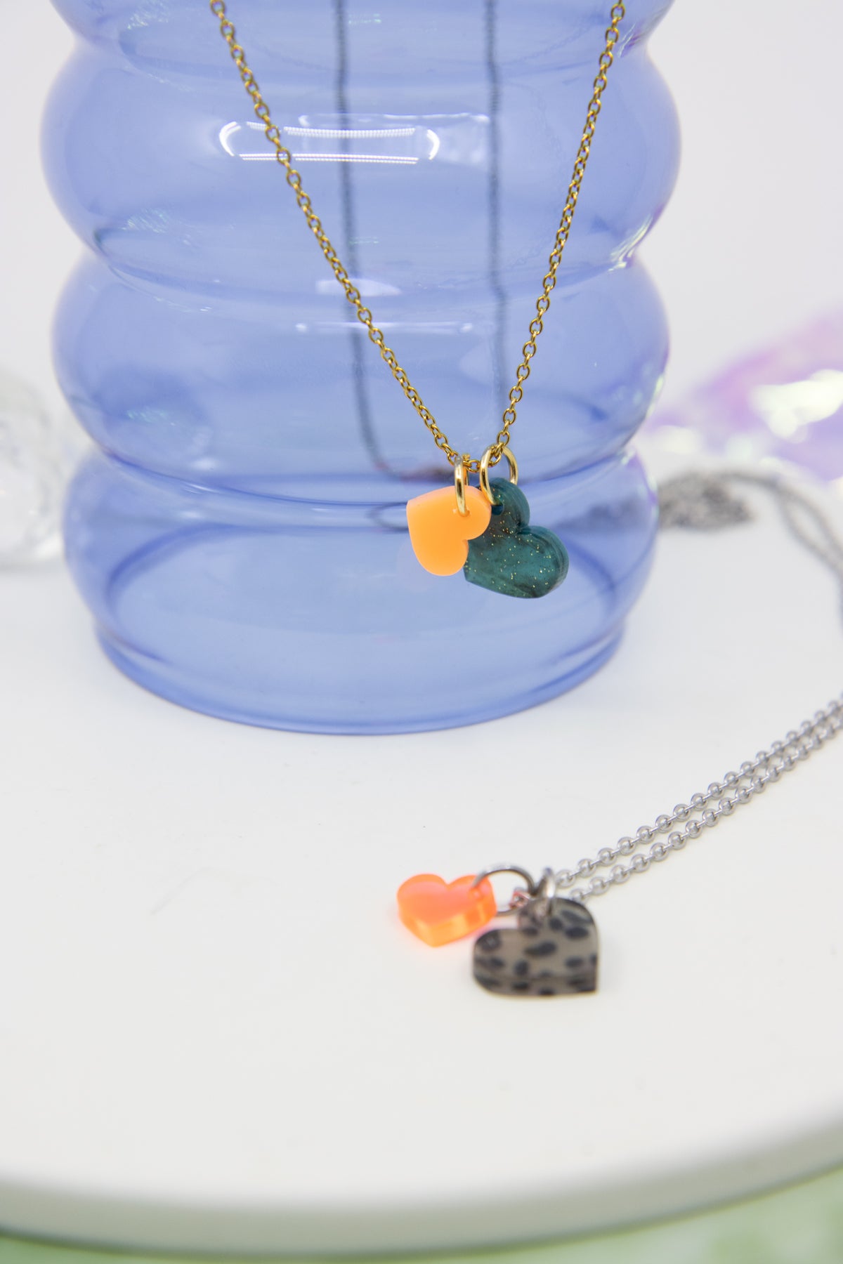 SET – Doppelherz Kette
