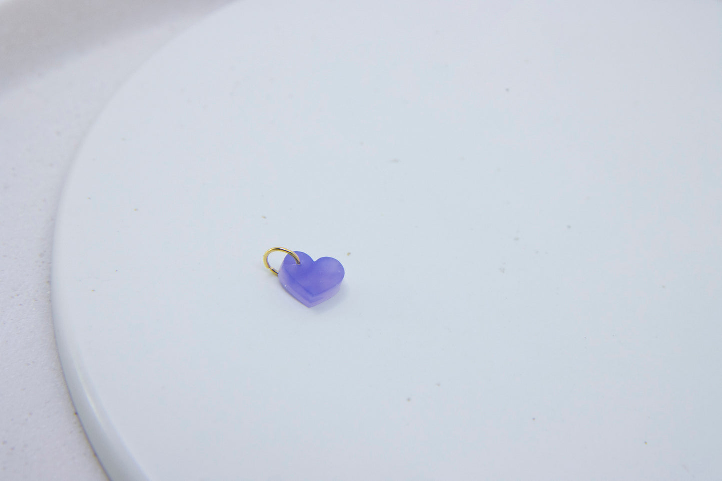 MARBLE Mini Heart Pendant made of acrylic glass – in marble look