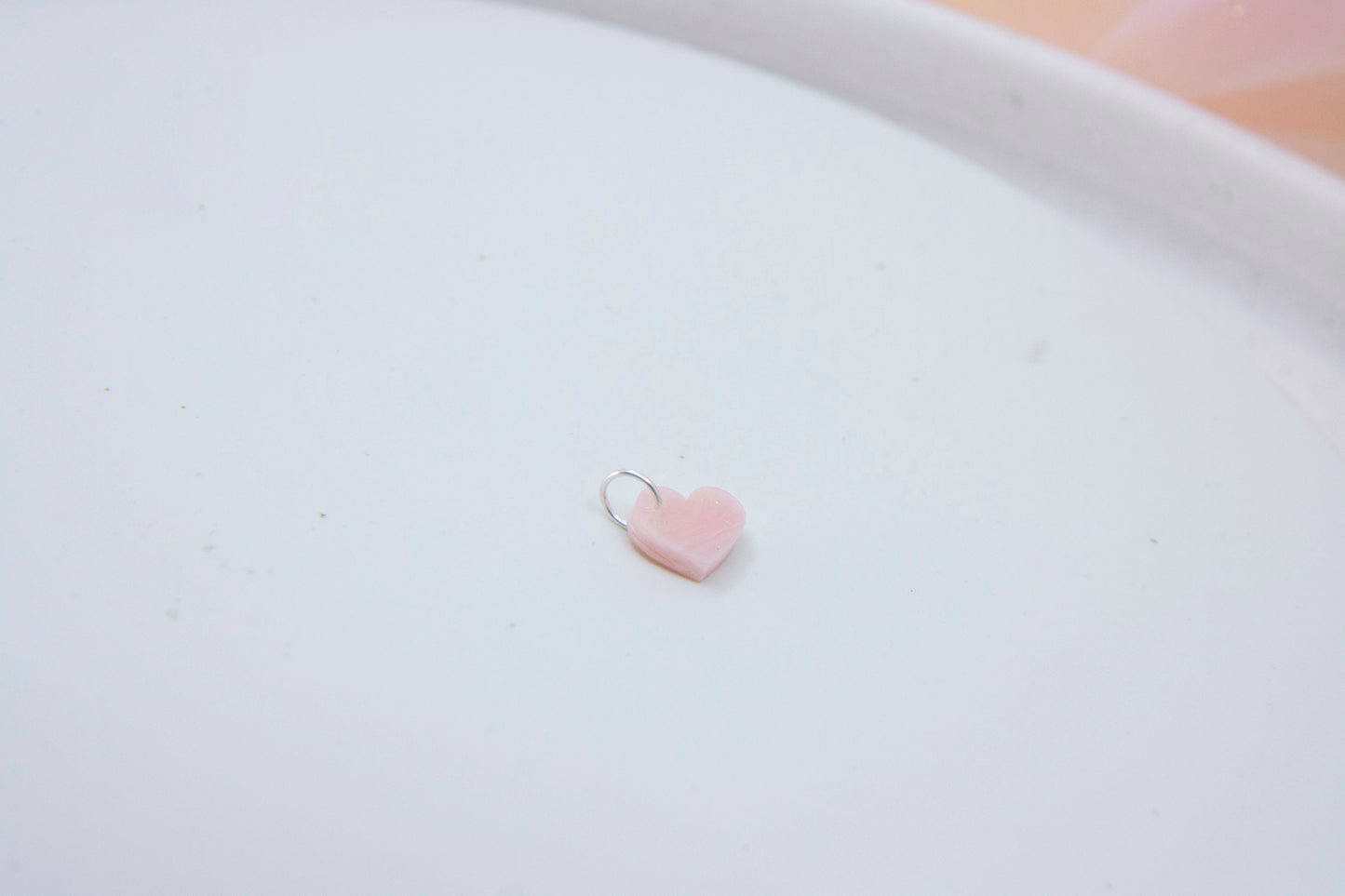 MARBLE Mini Heart Pendant made of acrylic glass – in marble look