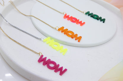 Worddrops MOM / WOW  – Statement Text Kette