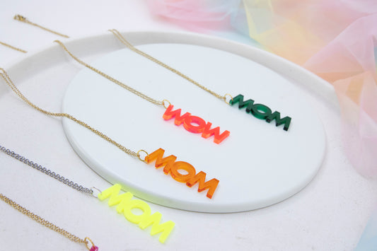Worddrops MOM / WOW  – Statement Text Kette