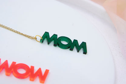 Worddrops MOM / WOW  – Statement Text Kette