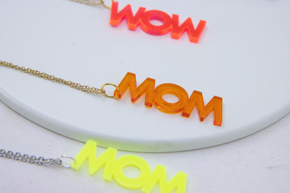 Worddrops MOM / WOW  – Statement Text Kette