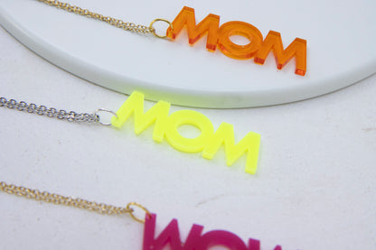 Worddrops MOM / WOW  – Statement Text Kette