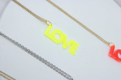 Worddrops LOVE  – Statement Text Kette