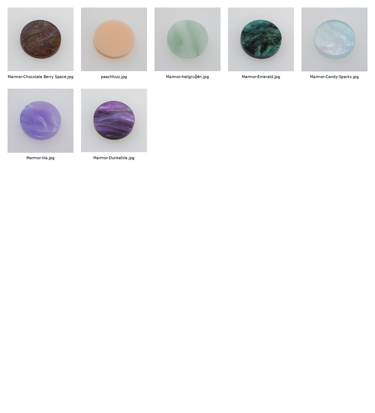 MARMOR Midi Herz Kettenanhänger aus Acrylglas