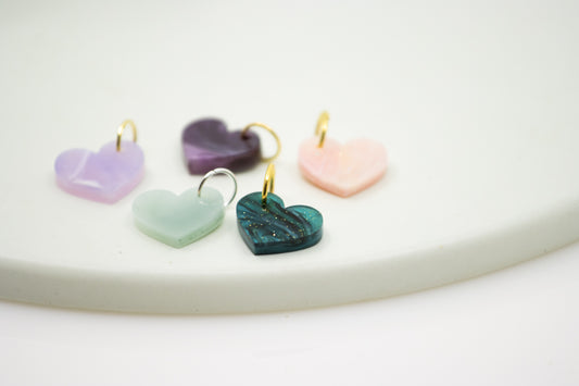 MARMOR Midi Herz Kettenanhänger aus Acrylglas