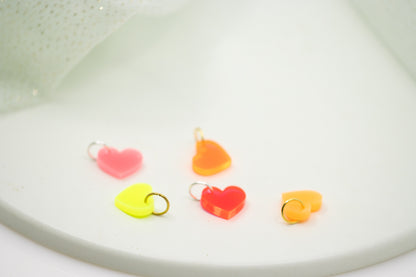 NEON Midi Herz Kettenanhänger