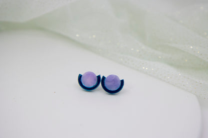MINI Ohrstecker – Dezentes Design in in Lila auch für kleine Fashionistas