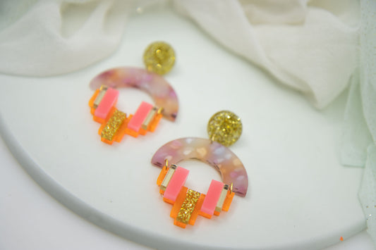 PORTIQUE Neon Pink Orange