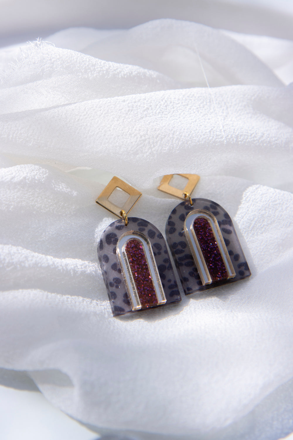 Ohrringe – Animalprint in grafischer Form
