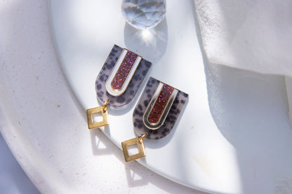 Ohrringe – Animalprint in grafischer Form