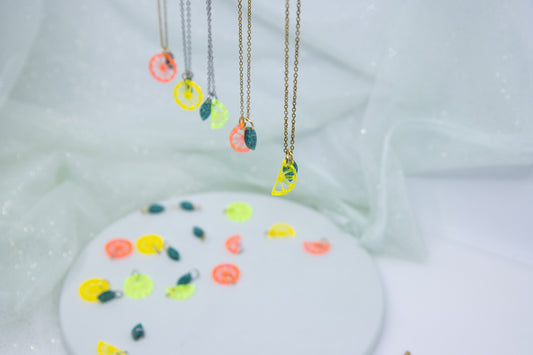 Kette LEMON LOVE mit Zitronenscheibe