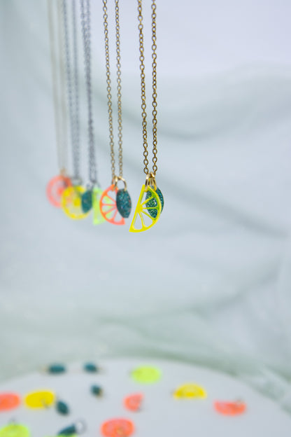 Kette LEMON LOVE mit Zitronenscheibe
