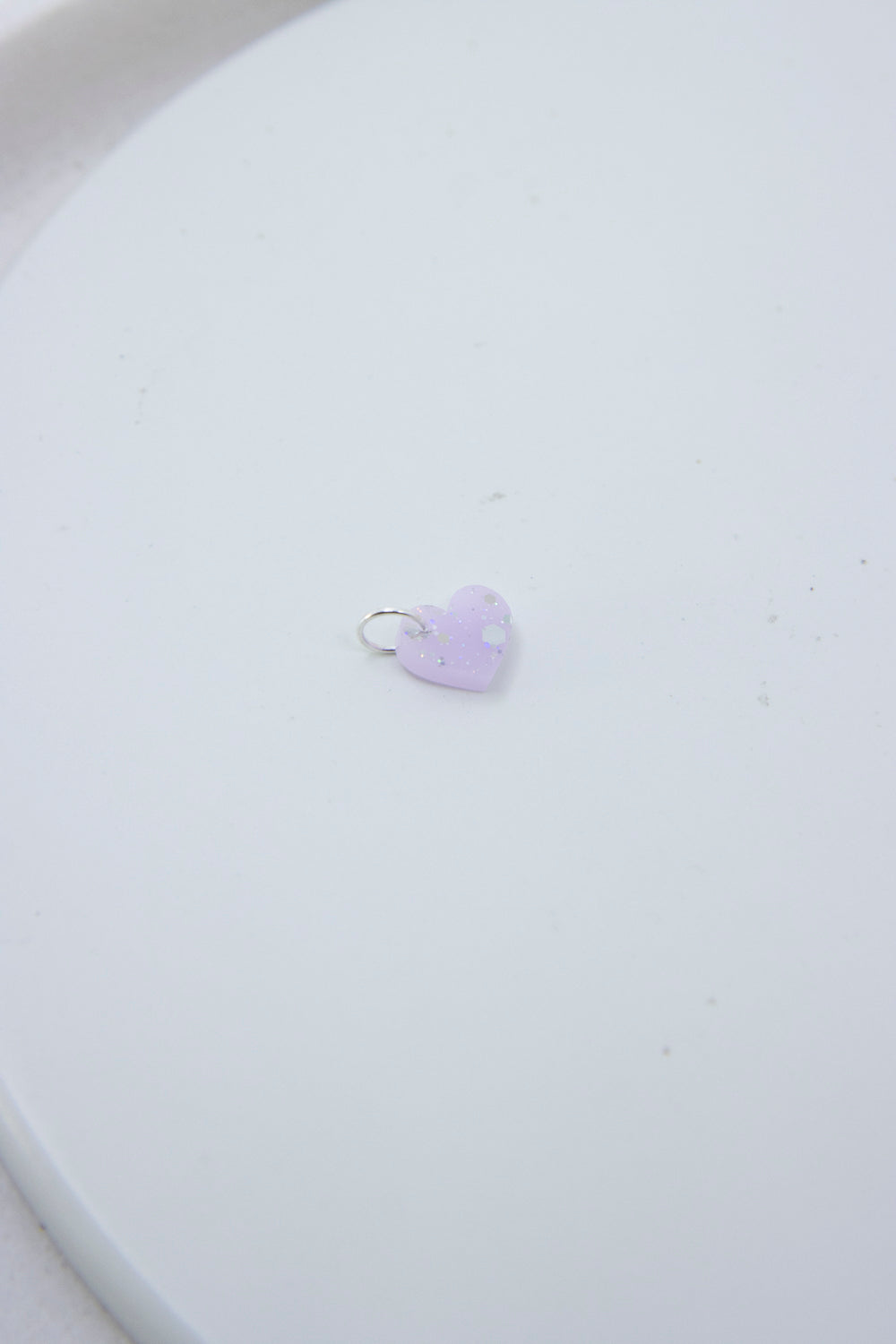 GLITZER Mini Herz Anhänger für ketten - Design für jeden Tag
