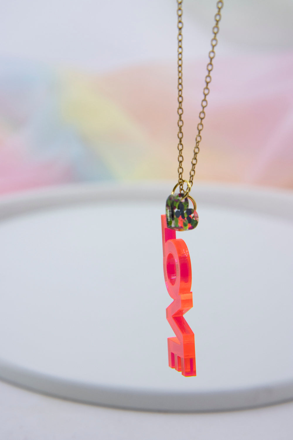 GLITZER Mini Herz Anhänger für ketten - Design für jeden Tag