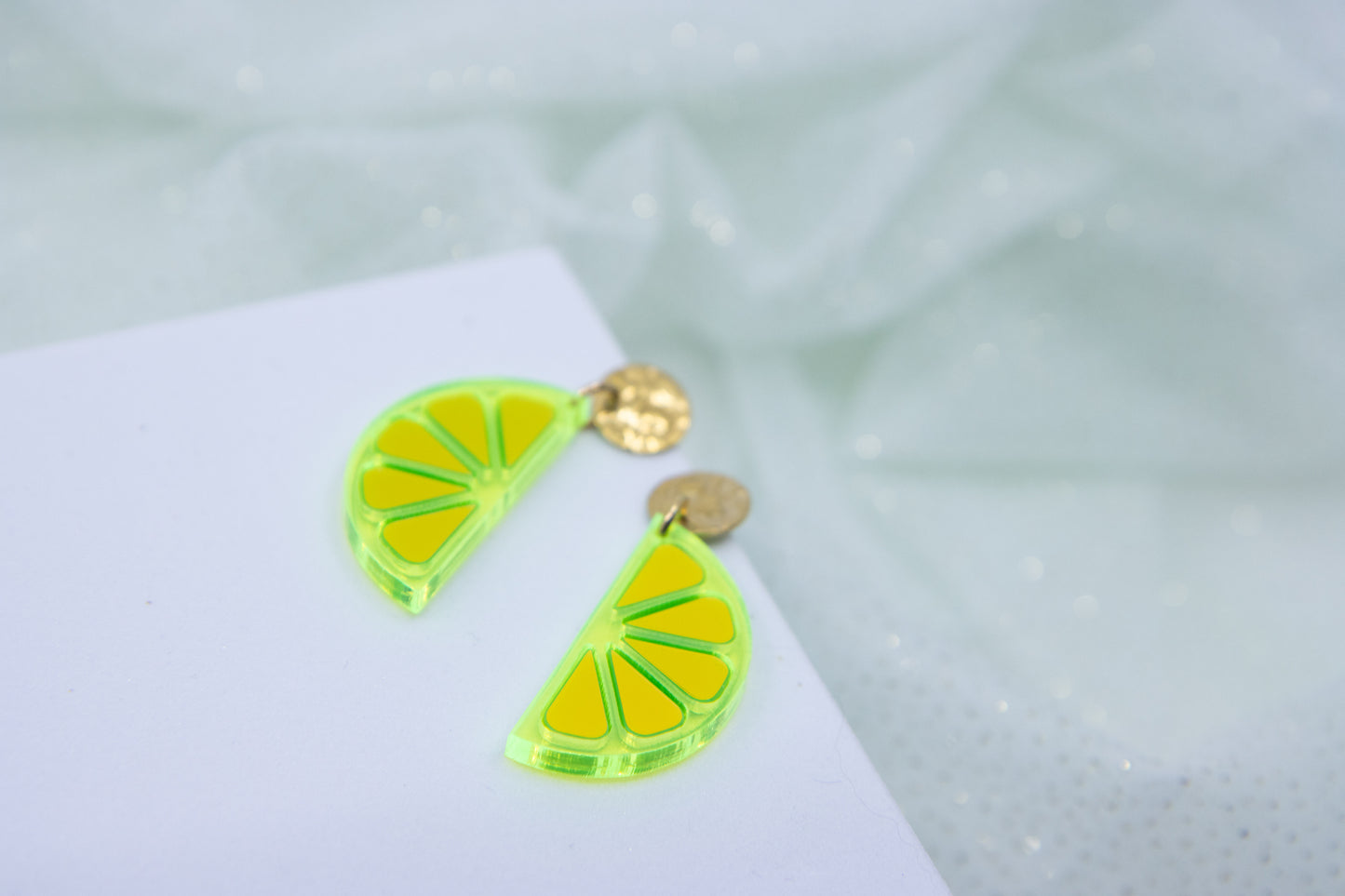 Ohrstecker LEMON LOVE mit Zitronenscheibe Midi