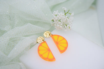 Ohrstecker LEMON LOVE mit Zitronenscheibe Midi